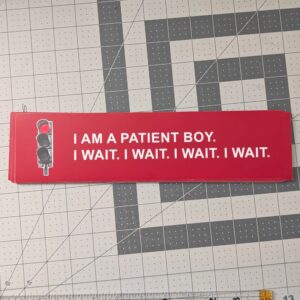 Patient Boy - Bumper Sticker